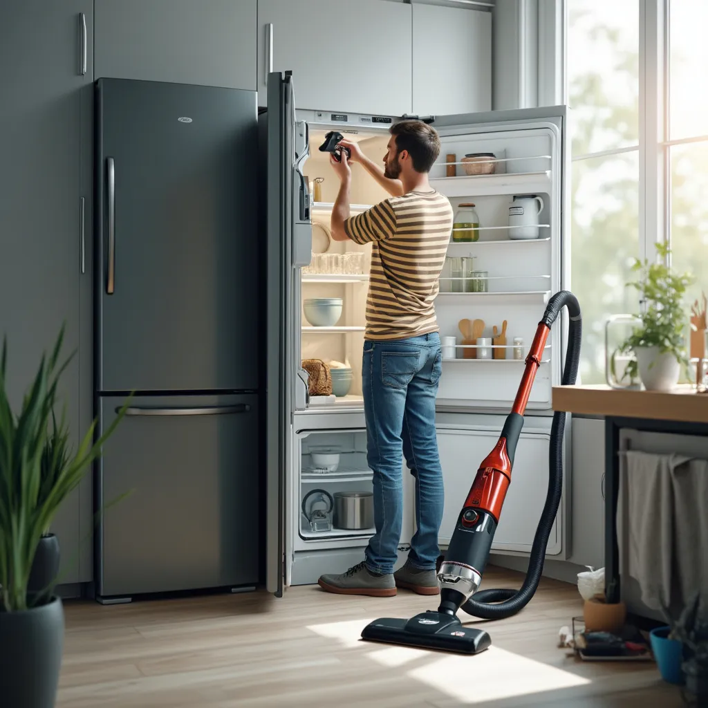 Techniker arbeitet an Haushaltsgerät